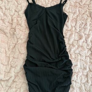 SHEIN Black rushed dress size s